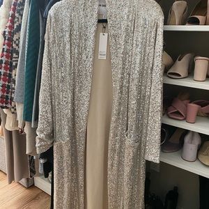 BB Dakota sequin duster SZ M